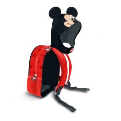   MYSZKA MICKEY plecak z kapturem z wodoodpornego materiału - 26cm X 31cm X 11cm