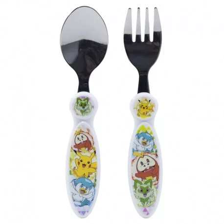 Zestaw 2 sztućców metalowych ELLIPTIKUS POKEMON