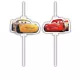4 sztuki papierowych słomek CARS DISNEY