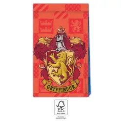 4 papierowe torby na przyjęcie HARRY POTTER HOGWARTS HOUSES