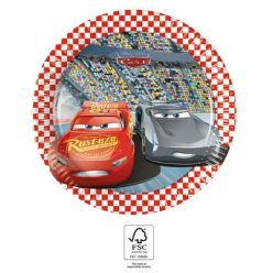 8 sztuk talerzy papierowych 20cm Auta