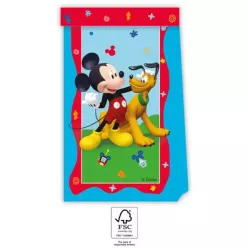   4 wielokrotnego użytku kubki na imprezę 250 ml MICKEY ROCK THE HOUSE