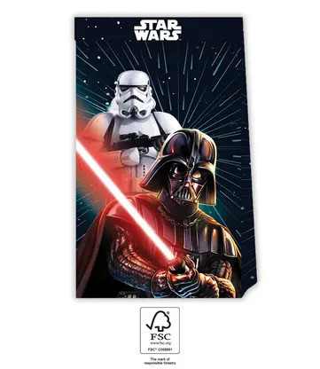 4 papierowe torby na przyjęcie STAR WARS GALAXY