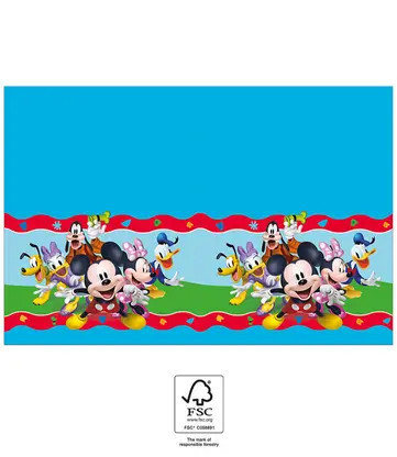 1 papierowy trójkątny sztandar MICKEY ROCK THE HOUSE