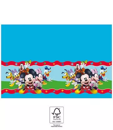 1 papierowy trójkątny sztandar MICKEY ROCK THE HOUSE
