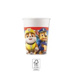 8 sztuk Kubki papierowe 200 ml Psi Patrol