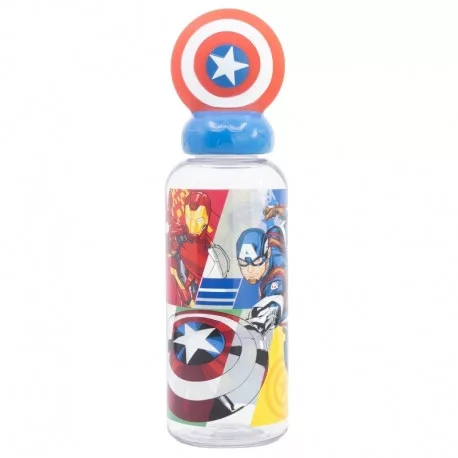 Butelka z figurką 3D 560 ML Kapitan Ameryka