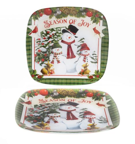POT SQUARE SNOWMEN 20