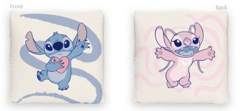 Disney Stitch poduszka ozdobna - dwustronny wzór - 40 x 40 cm