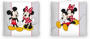 Disney Minnie Mouse, poduszka ozdobna - dwustronny wzór - 40 x 40 cm