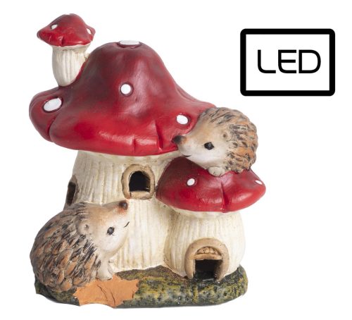 GRZYB DOM+LED+ZAJĄC10*8*11