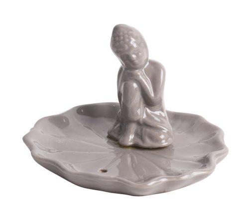 KUCHARZ BUDDHA SZARY 10,8*9