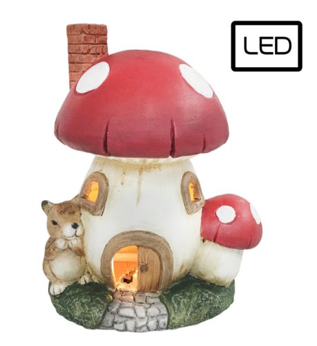 GRZYB DOM+LED KROPECZKOWY 19,5