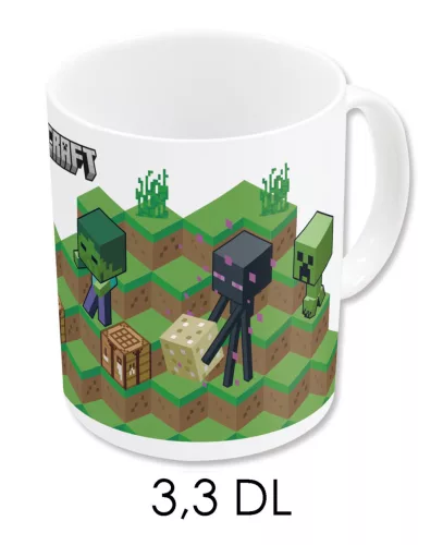 KUBEK CERAMICZNY 325 ML - Minecraft