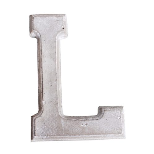 K.LITERA "L" SZARA 15,5*11