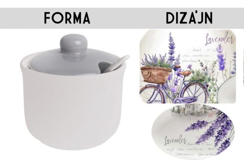 CZAJNIK + ŁYŻKA LAWENDA 260ML