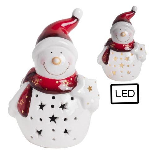 LED ŚWIĄTECZNY MĘŻCZYZNA RÓŻ/ BIAŁY 15,5
