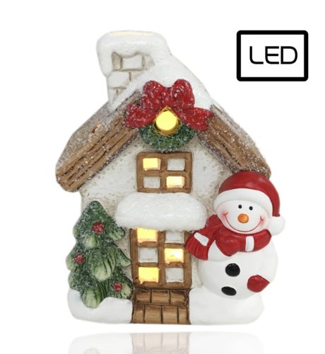PORCELIK DOM+ŚWIĄTECZNY MĘŻCZYZNA+LED 15,6