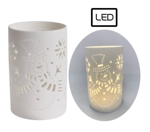 LED LAMPION ŚWIĄTECZNY MĘŻCZYZNA BIAŁY 13