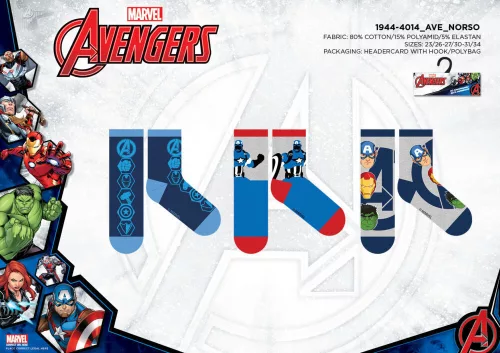 Skarpetki dziecięce Avengers
