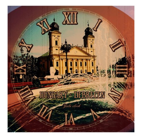 ZEGAR ŚCIENNY"WĘGRY-DEBRECEN