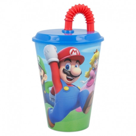 BUTELKA SPORTOWA 430 ML SUPER MARIO