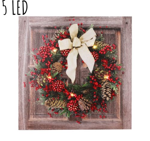 Obraz+5LED KOP.PIR.JAGODA40*40