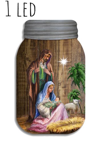OBRAZ+1LED MERRY XMAS&HN30*40