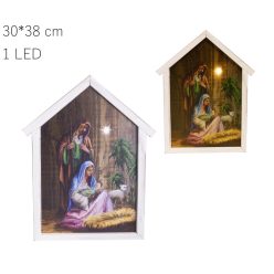 OBRAZ+2LED+ELF+RAMKA 2SZT22*17