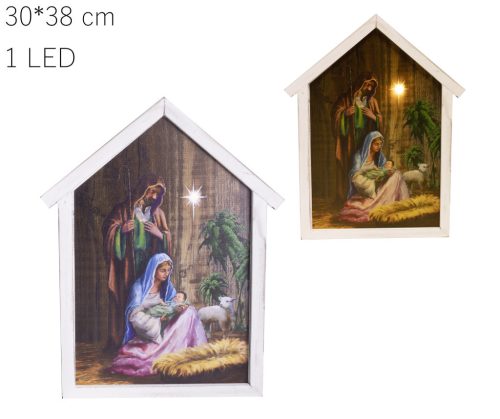 OBRAZ+2LED+ELF+RAMKA 2SZT22*17