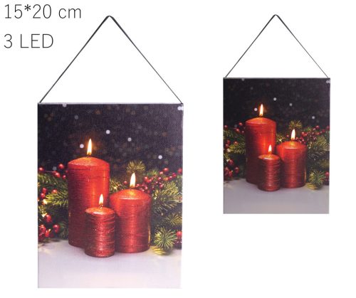 Obraz+3LED AK.3PIR.GWIAZDA15*20