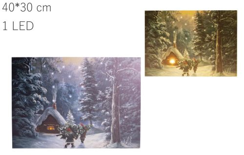 OBRAZ+1LED ŚWIĘTA RODZINA 30*38