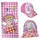 Zestaw plażowy - Czapka baseballowa + torba na buty + ręcznik - Peppa Pig