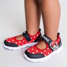 Disney Minnie Mouse dziecięce buty uliczne na rzepy