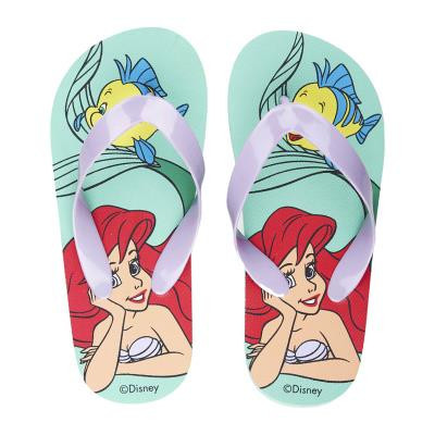 Disney Księżniczki - Mała Syrenka dziecięce klapki Flip-Flop