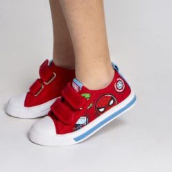   Spiderman dziecięce bawełniane buty sportowe z świecącą podeszwą