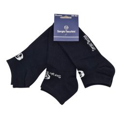   Sergio Tacchini bawełniane skarpetki na podkolanówki - 3 pary/opakowanie - białe - 39-42