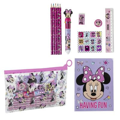 Zestaw artykułów papierniczych Minnie Mouse Disney