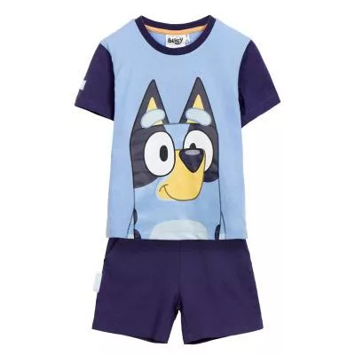 Bluey 100% pamut rövid szabadidőruha szett gyerekeknek - 5 éves korig