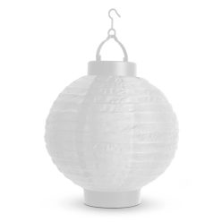 PAPIER LAMPKA KULISTY BIAŁY 30