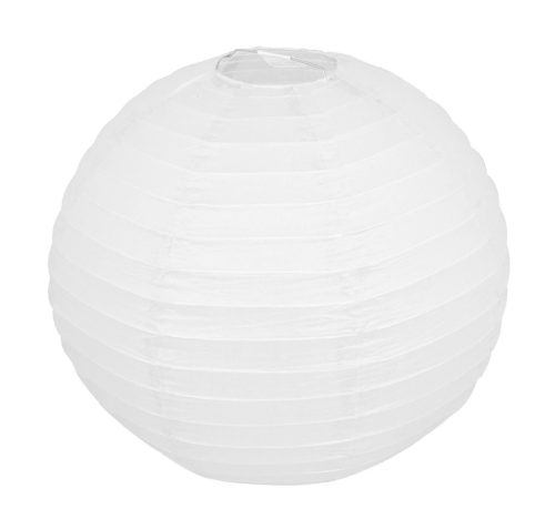 PAPIER LAMPKA KULISTY BIAŁY   40