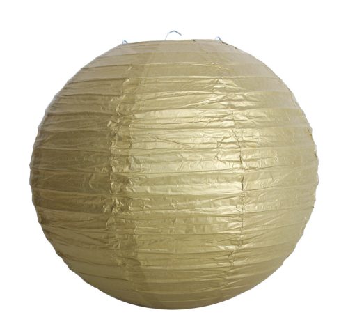 PAPIER LAMPKA KULISTY ZŁOTY+SZKŁO 35