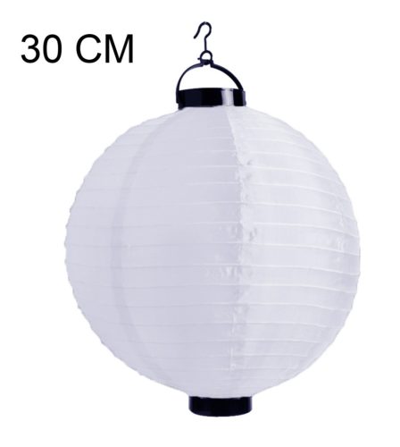 ORG.LAMPA+LED KULKA BIAŁA30