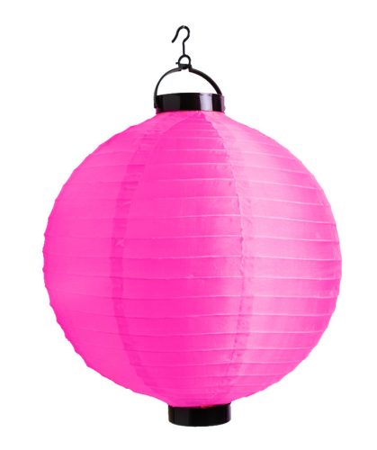 ORG.LAMPA+LED KULKA RÓŻOWA 30