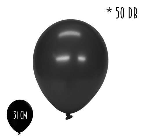 BALONIK*50 MET CZARNY   31CM