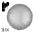 BALON METALICZNY OKRĄGŁY SREBRNY 56CM