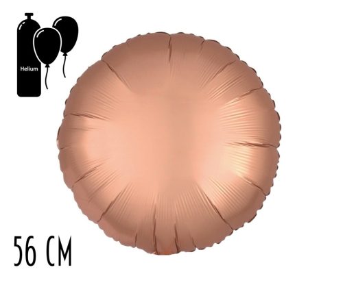 LUFI METALOWY KOŁO ROZOWE ZŁOTO 56CM