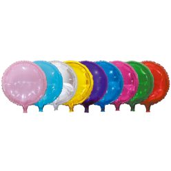 BALON PODSTAWOWY OKRĄGŁY KOLOROWY 10 SZT. 45