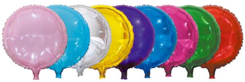 BALON PODSTAWOWY OKRĄGŁY KOLOROWY 10 SZT. 45