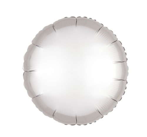 BALON OKRĄGŁY SREBRNY 45*45